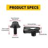 For Ford Body Bolts&U-nut Clips- Long- M6-1.0x20mm 10mm Hex- 20pcs (10ea) #150