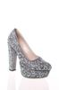 Damenmode Rose Sultan Full Pearl Stone Abendkleid Schuhe für Party