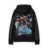 9085 Off-White 2026 Autumn New OW Angel Car Pattern Printed Men's and Women's Hoodie