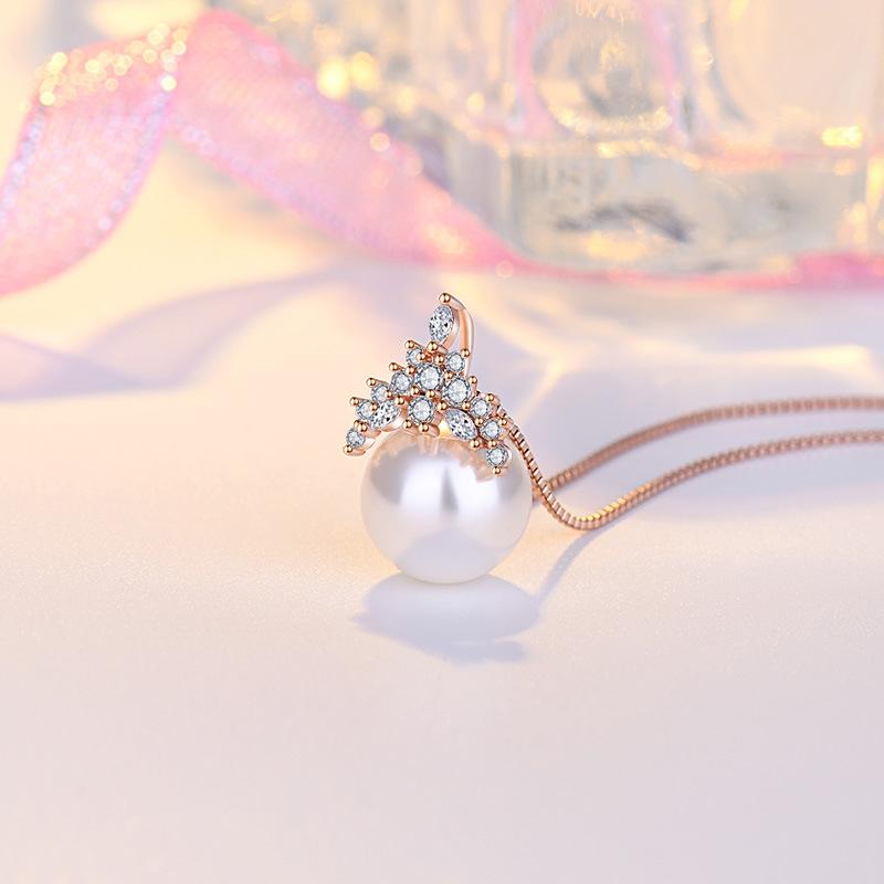 Lindon Women Necklace Pendant Copper Alloy Zircon Fashion Gift