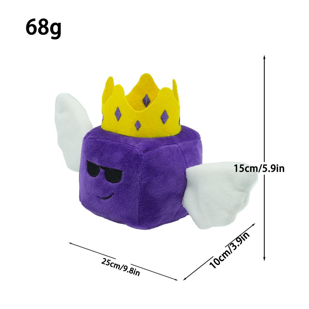 New In Stock Lucky Block Plush Doll Cute Anime Peripherals Toy Birthday Christmas Gift