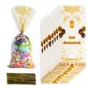 50pcs Ramadan Kareem Gift Bags Eid Mubarak Plastic Candy Cookie Bag 2025 Islamic Muslim Party Decor Eid Al-fitr Ramadan gifts