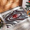 AC Milan Printed Flannel Area Rug Non Slip Soft Polyester Floor Carpet Indoor Decor Mat for Bedroom Living Room Sofa Game Room Home Decoration