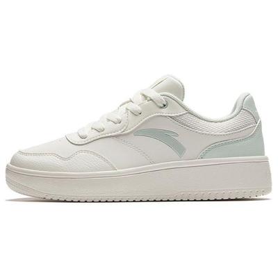 Wygodne Wszechstronne Antypoślizgowe Buty Skate Niskie Damskie sneaker Białe Zielone 922428010-2