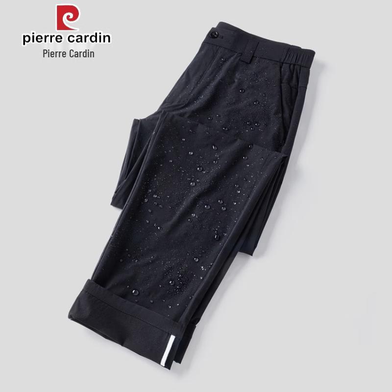 Pierre Cardin Men's Slim-Fit Breathable Stretch Casual Trousers