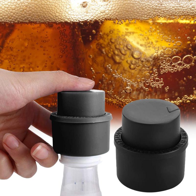 Soda Saver Cover Soda Fizz Keeper Push Type Beverage Bottle Covers Stoppers Soda Can Lids Can Covers for Camping and Picnic