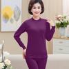 Women's Pure Cotton Thermal Underwear Set for Mothers, Autumn and Winter Wear