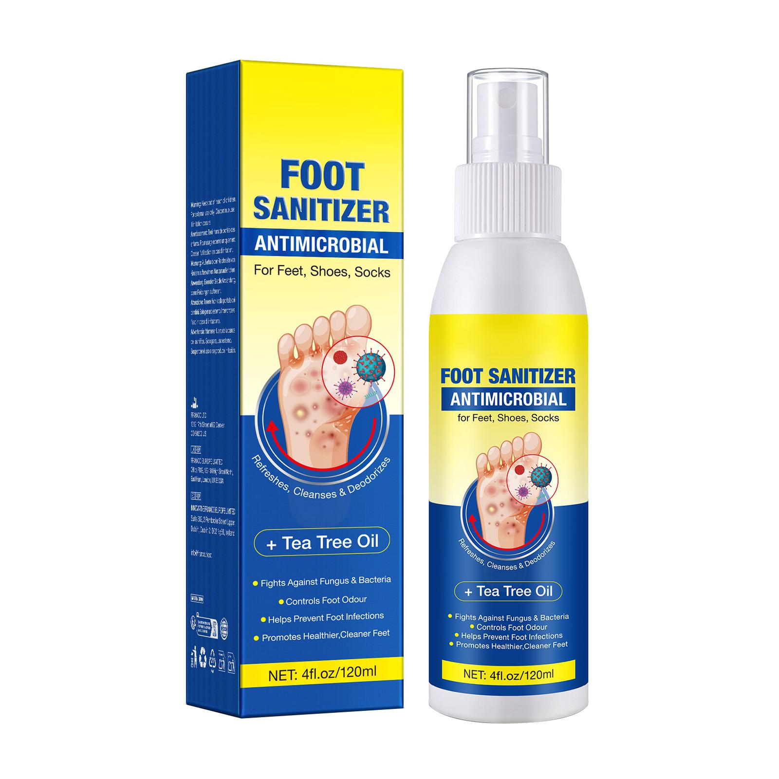 

Спрей-дезинфицирующее средство для ног Tea Oil, дезодорант, сухой, комфортный, освежающий, спрей для ног 120 мл