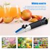 Handheld Brix Refractometer 0-10% With ATC Automatic Temperature Compensation For Fruit Juice Wine Beer Sugar Tester Tool