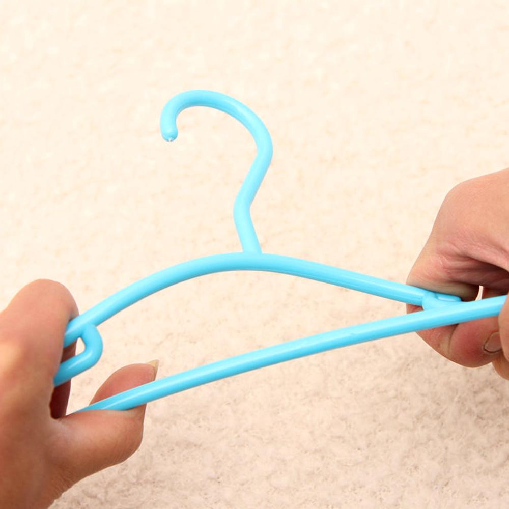10 Pcs Baby Clothes Hanger Heavy Duty Non-slip Kids Colorful Hanger Wrinkle Free Space Saving Clothes Hanger for Outdoor Indoor