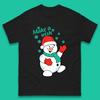 Make A Wish Snowman Christmas Mens T-Shirt Womens Tops Tees