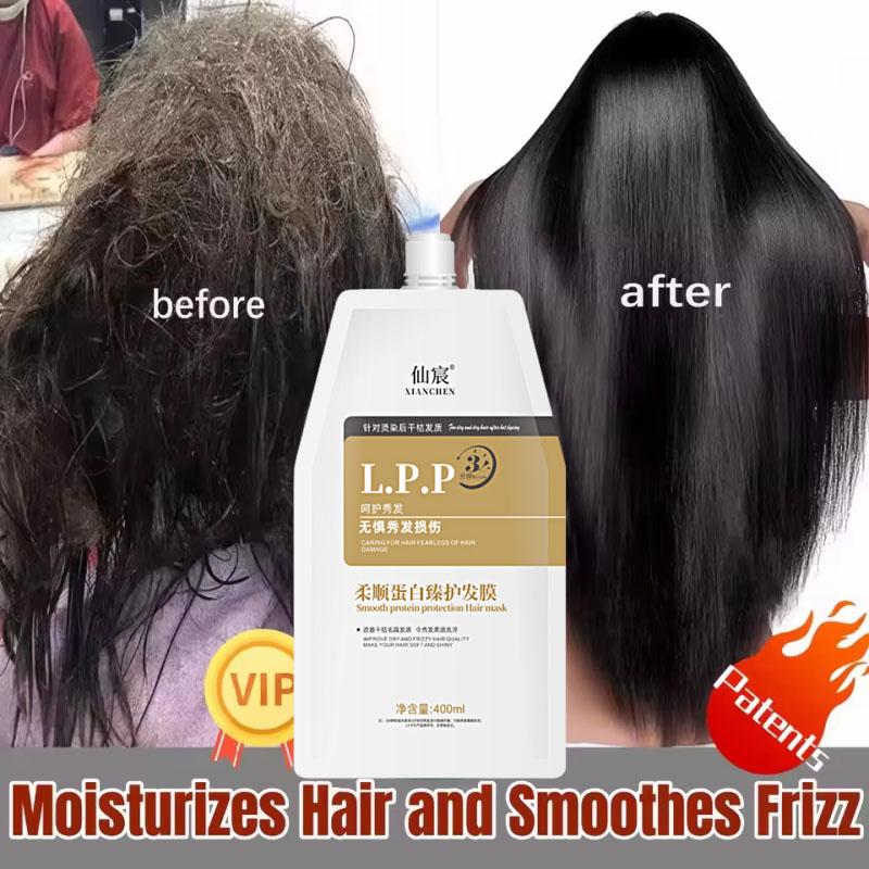 Keratin Revitalizing Cream Conditioner A smooth and supple hair to improve dryness targeting perm dyeing damaged hair care