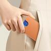 Sleek Mini Genuine Leather Card Holder - Compact, Lightweight, and Durable for ID, Bus Cards, and More
