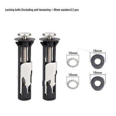 Toilet Seat Fixing Bolts with Anti-Loose Gaskets