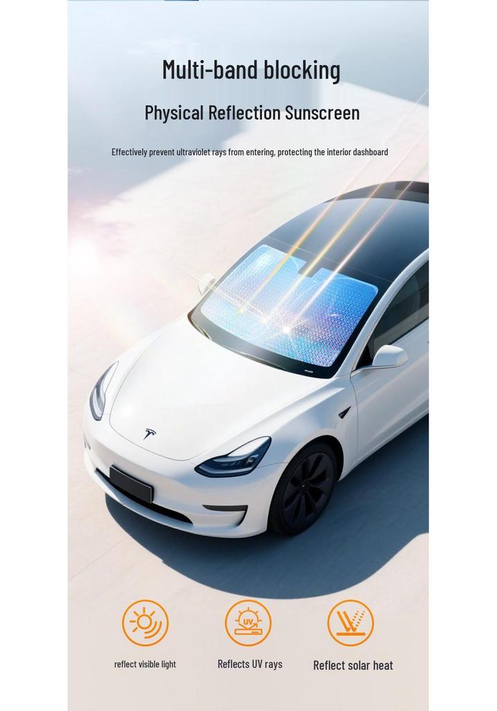 Car Windshield Sunshade Shield - Heat Insulation & Sun Protection