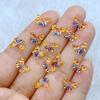 50Pcs New Cute 7*10mm Mini Little Butterfly Series Resin Flatback Ornament Jewelry Making Manicure Hairwear Accessorie