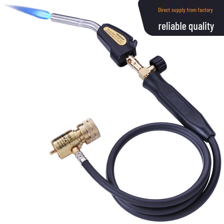 American High-Temperature MAPP Gas Welding Torch for Refrigeration Repair - Portable, Oxygen-Free Flame
