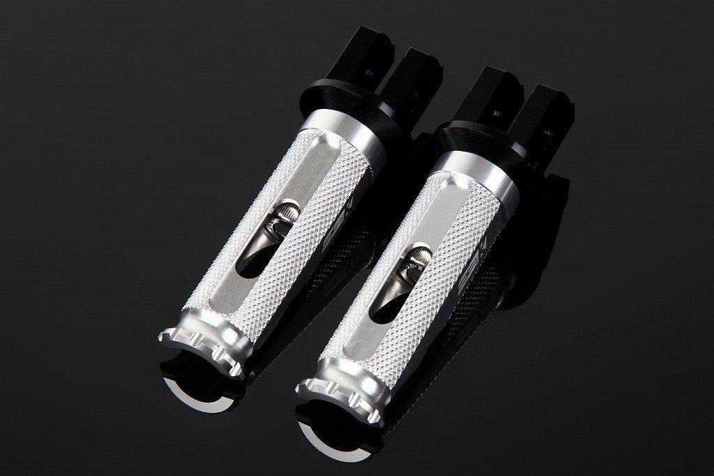 

SSK machined aluminum tandem step racing type for passenger mounting part color: black, step bar color: silver серебряный