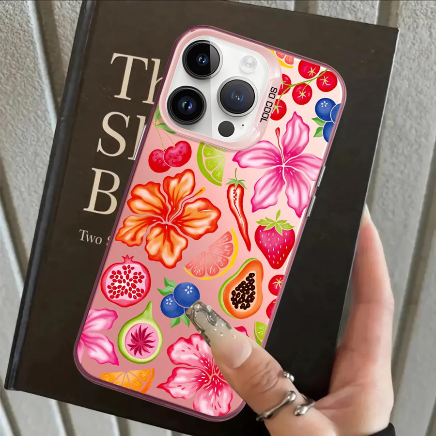 Fruit Pattern Case for iPhone 17 Pro Max 16 13 Pro XR 15 Plus XS 12 11 Air 14 Back Phone Cover