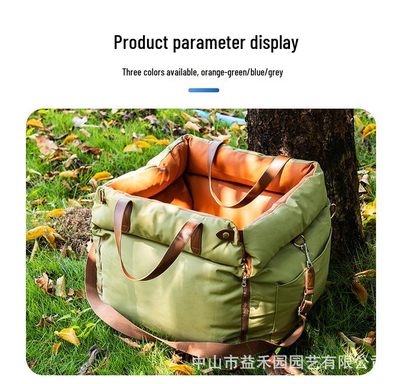 Car Dog Bed: Removable, Washable Leather Pet Safety Seat