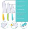 3 Piece Kids Kitchen Baking Knife Set, Safe To Use, Firm Grip, Serrated Edges, Kids Knife, Protects Little Chef's , Perfect For Cutting Food And Veget