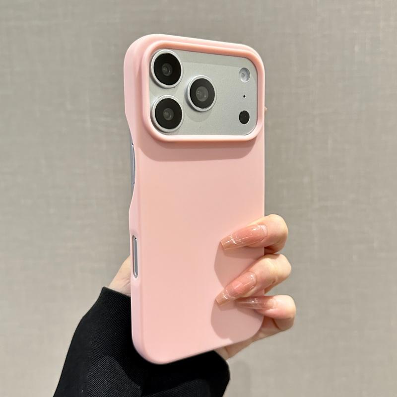Frameless Candy Color Case For 17 16 15 14 13 12 11 Pro Max Plus Shockproof Ultra Thin Cooling Armor Matte Cover