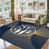 Villarreal FC Design Crystal Velvet Rug Soft Decorative Mat for Bedroom Entrance