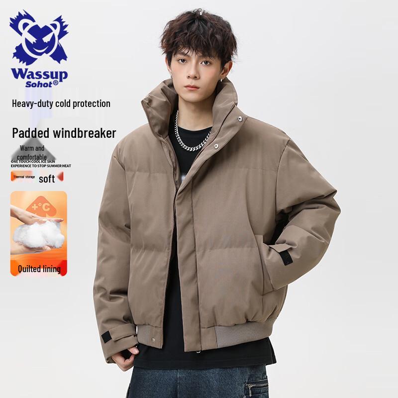 Wassup Sohot Men s Hooded Puffer Jacket XL