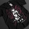 Anime Fire Force Shinra Maki Arthur Benimaru Waifu Black TShirt Size S4XL