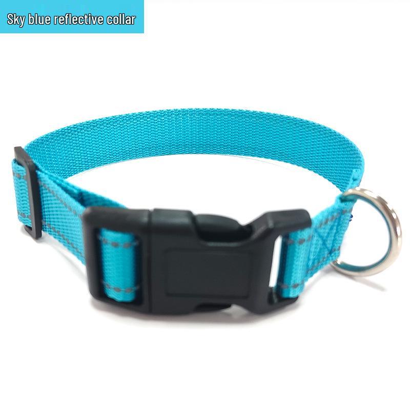 Reflective Adjustable Large Dog Collar - Non-Choke Design