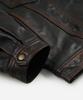 FRIZMWORKS Cowhide Storm Trucker Jacket _ Washed Brown