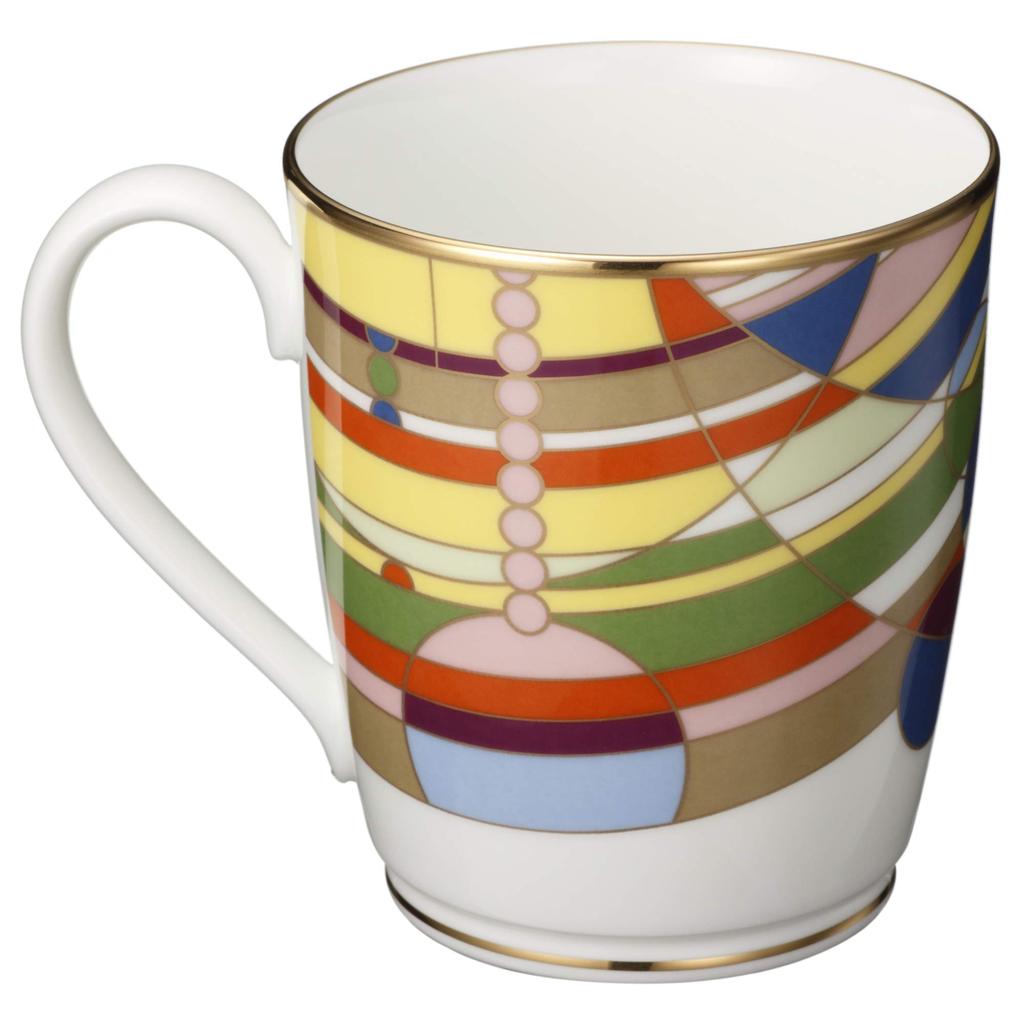 Noritake Frank Lloyd Wright March Balloons Bone China Mug, 285cc, WT59880/4947