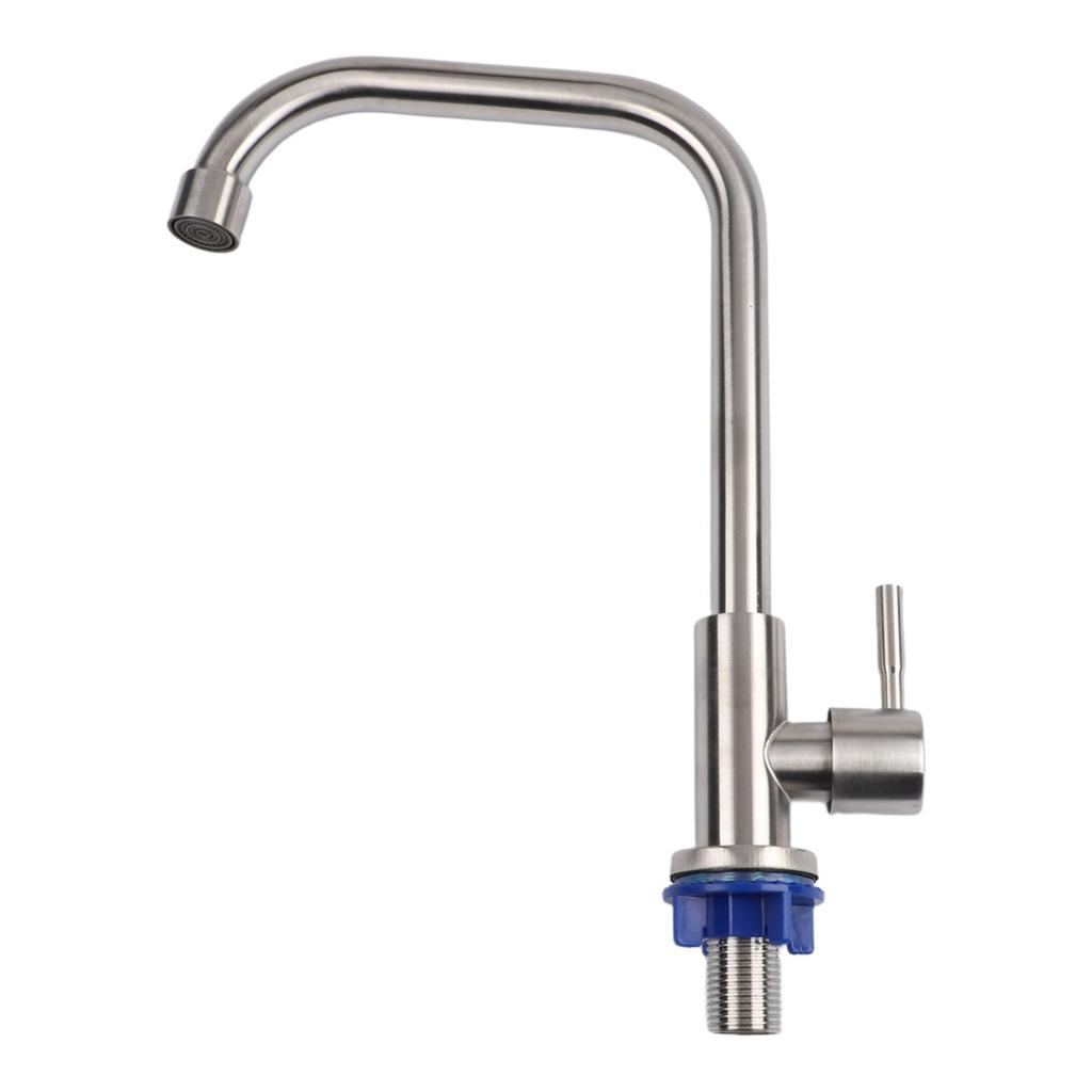 Kitchen Faucet Stainless Steel Water Purifier Save Water Silver
