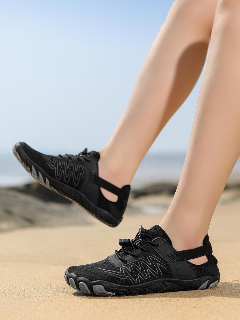 Unisex Non-Slip Breathable Wading Shoes for Couples: Perfect for Swimming, Beach, and Creek Activities with Soft Sole and All-Around Training Support.