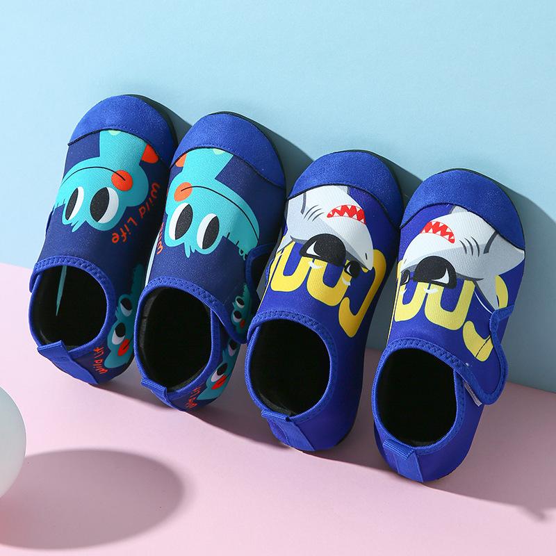 Children's Beach Shoes Diving Snorkeling Swimming Shoes Wading River Non-slip Bottom Seaside Skin Shoes Socks Water Park Shoes