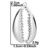 Starfish Conch Fish Tail Silver Color Stainless Steel Charms For Jewelry Making Supplies Ocean Animal Pendant 6pcs/Lot Breloque