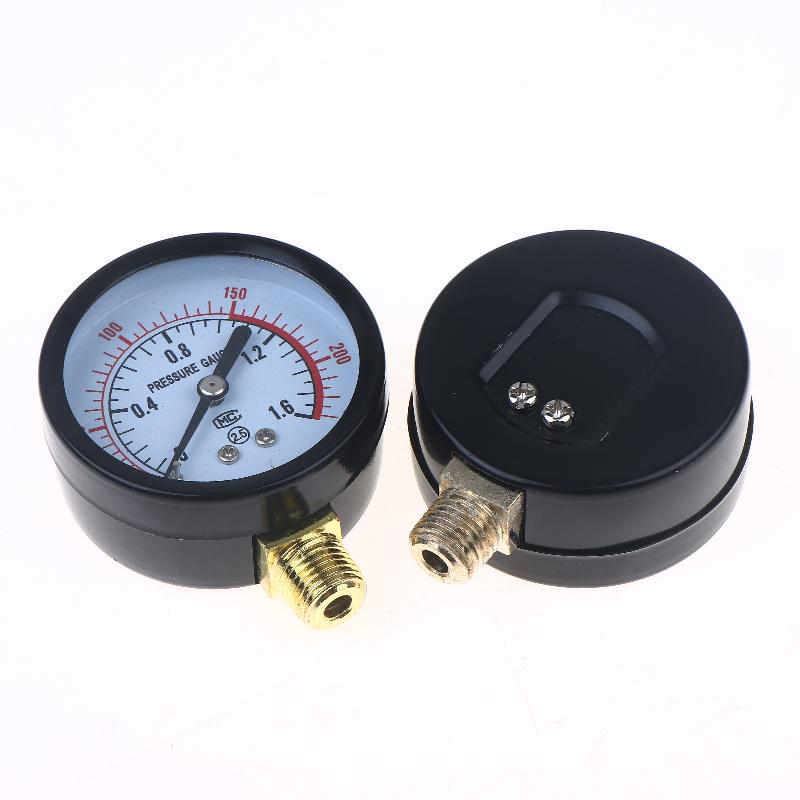 1Pcs Metal 0-25Bar 0-10Bar 0-12Bar Hydraulic Fluid Measuring Instrument Air Compressor Pressure Gauge DIY Accessories