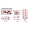 Metal Material Teapot Kitchen Toy Role Play Afternoon Tea Pretend Play  Boys Girls