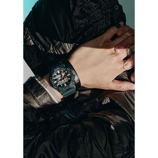 Casio Wristwatch G-Shock Domestic Genuine Product Long-life Battery Biomass Plastic Used GA-010-2AJF Mens Blue-green