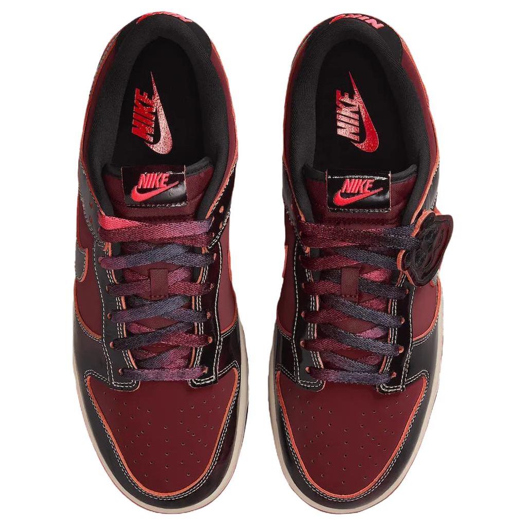 New Nike Dunk Anti Slip Wear Resistant Low Top Skateboard Shoes Unisex Red HQ1965-600