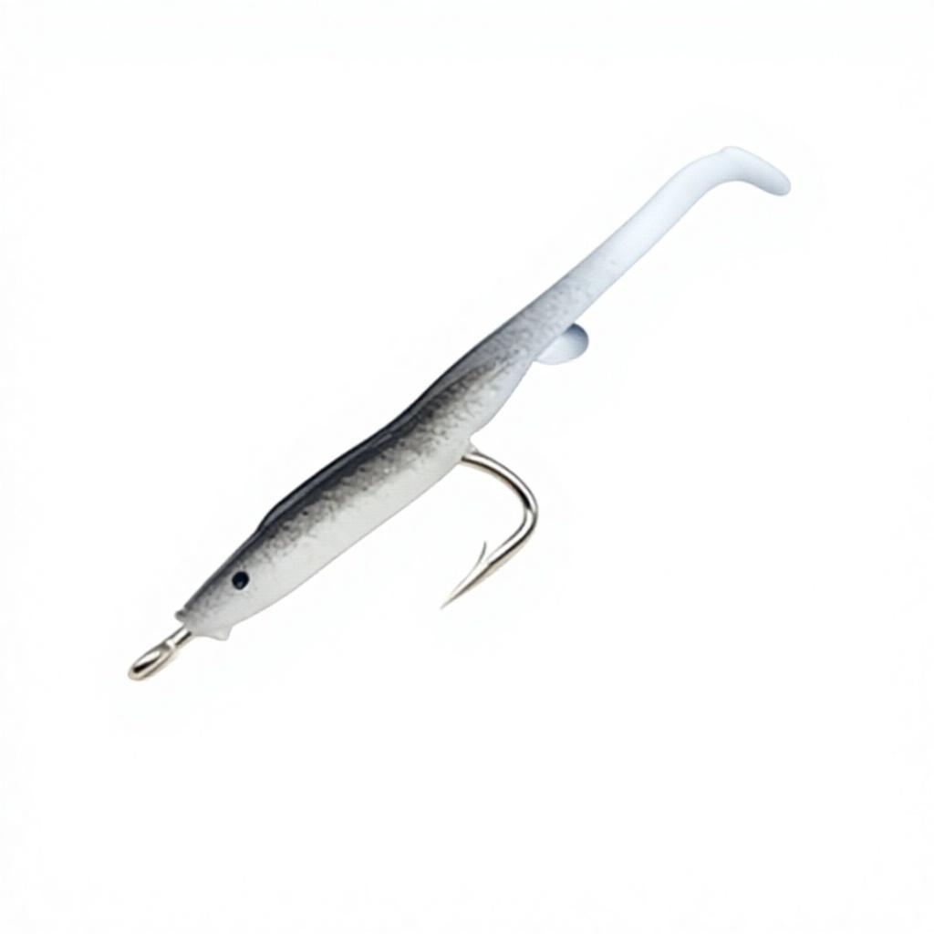 Source Manufacturer Corrosion Resistant Pre Mounted Hook Eel Lure Tear Resistant Soft Plastic Material (as the picture,70 mm&1g)
