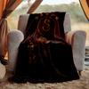 Galatasaray Flannel Blanket Soft Warm All-Season Throw, Design for Camping, Car Travel, Hiking Sofa, Bed, Office Perfect Gift for Parties