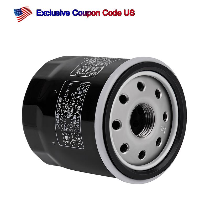 1/2/4/6pcs Motorcycle Oil Filter For Kawasaki KAF300 KAF400 KAF620 MULE 500 520 550 600 610 49065-2071 49065-2078 49065-7010