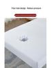 Waterproof Oil-Proof Massage Bed Sheet with Face Hole - Thick Solid Color, White