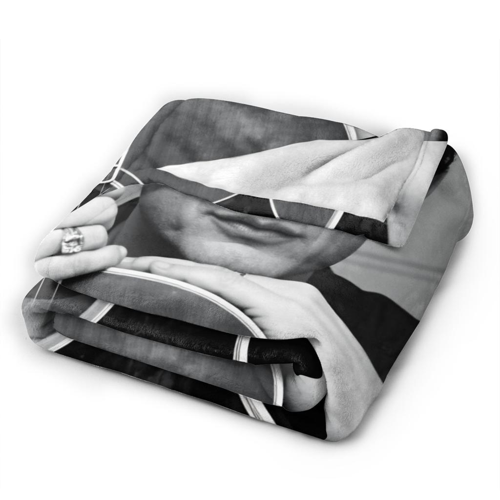 American singer Johnny Cash Plush Blanket Kids Flannel Throw Blanket For Living Room Soft Warm Bedspread Birthday Present