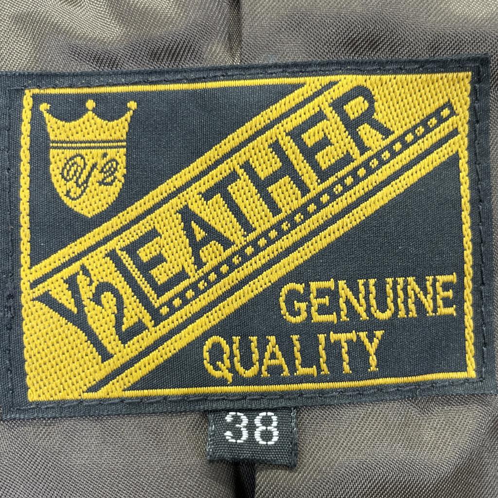 Y'2 LEATHER SR-41 Single Rider's Jacket Jacket 38 BrownUsed