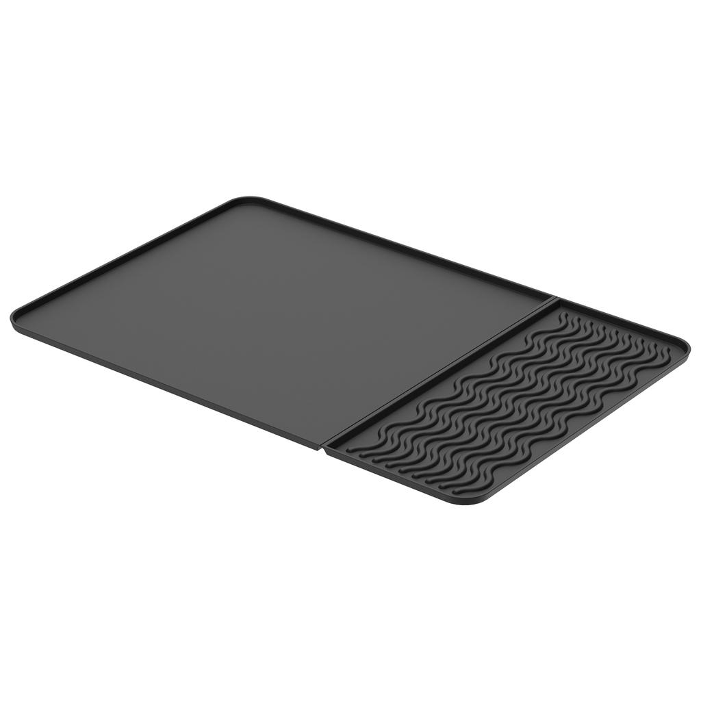 1 Pc Silicone Coffee Mat Detachable Espresso Machine Mat Multi-purpose Dish Drying Pad Non-Slip Bar Mats for Countertops Kitchen