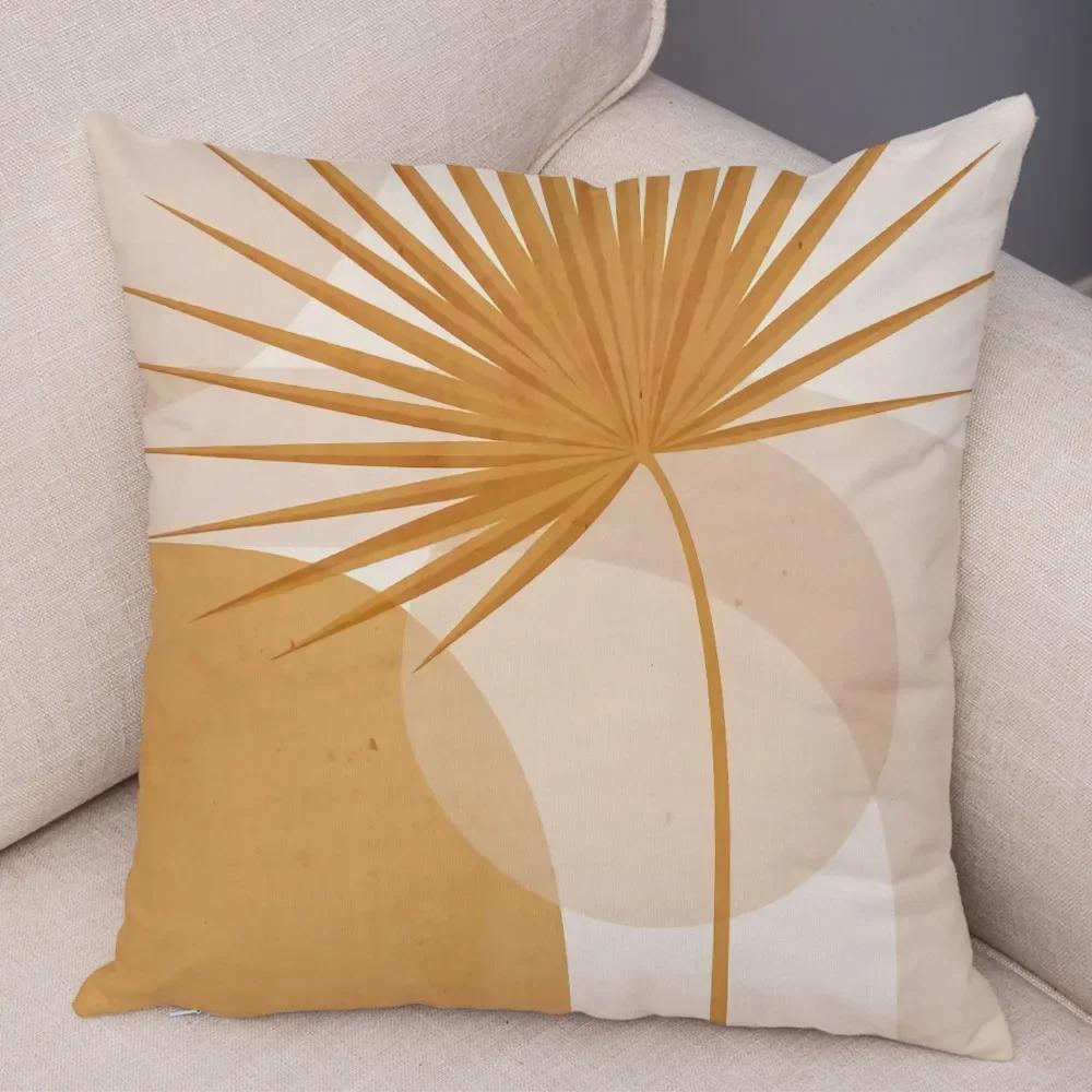 Nordic Style Plant Tree Cushion Cover Decor Geometric Abstract Modern Art Pillow Case for Sofa Home Super Soft Plush Pillowcase