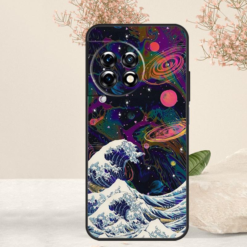 Moon Stars Space Case For OnePlus 15 13 12 11 13T 13R 12R 15R 10T 8T 10 Pro Nord 5 CE 4 3 2 Lite N20 N30 Cover