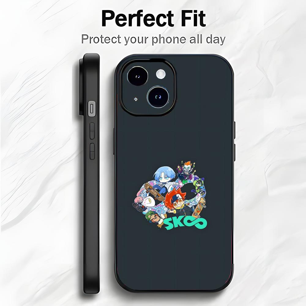 Cool Japanese Anime S-SK8 the Infinity Phone Case Phone Case Soft Packaging Lightweight For iPhone17 16 15 14 13ProMax